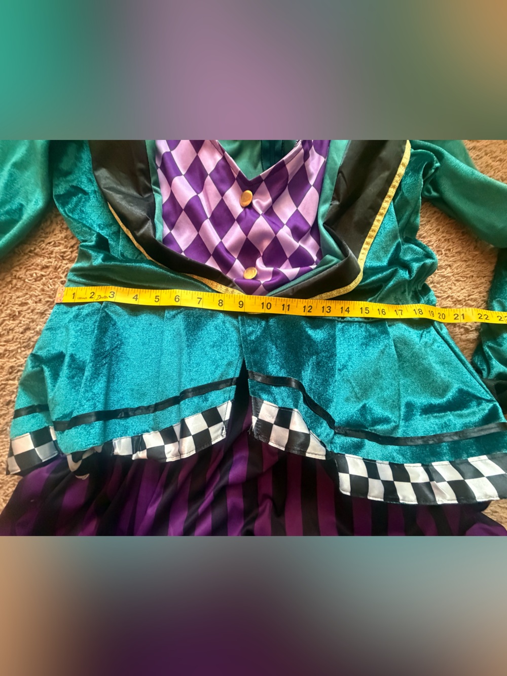 Plus Size Mad Hatter Women’s Halloween Costume - Picture 9 of 11